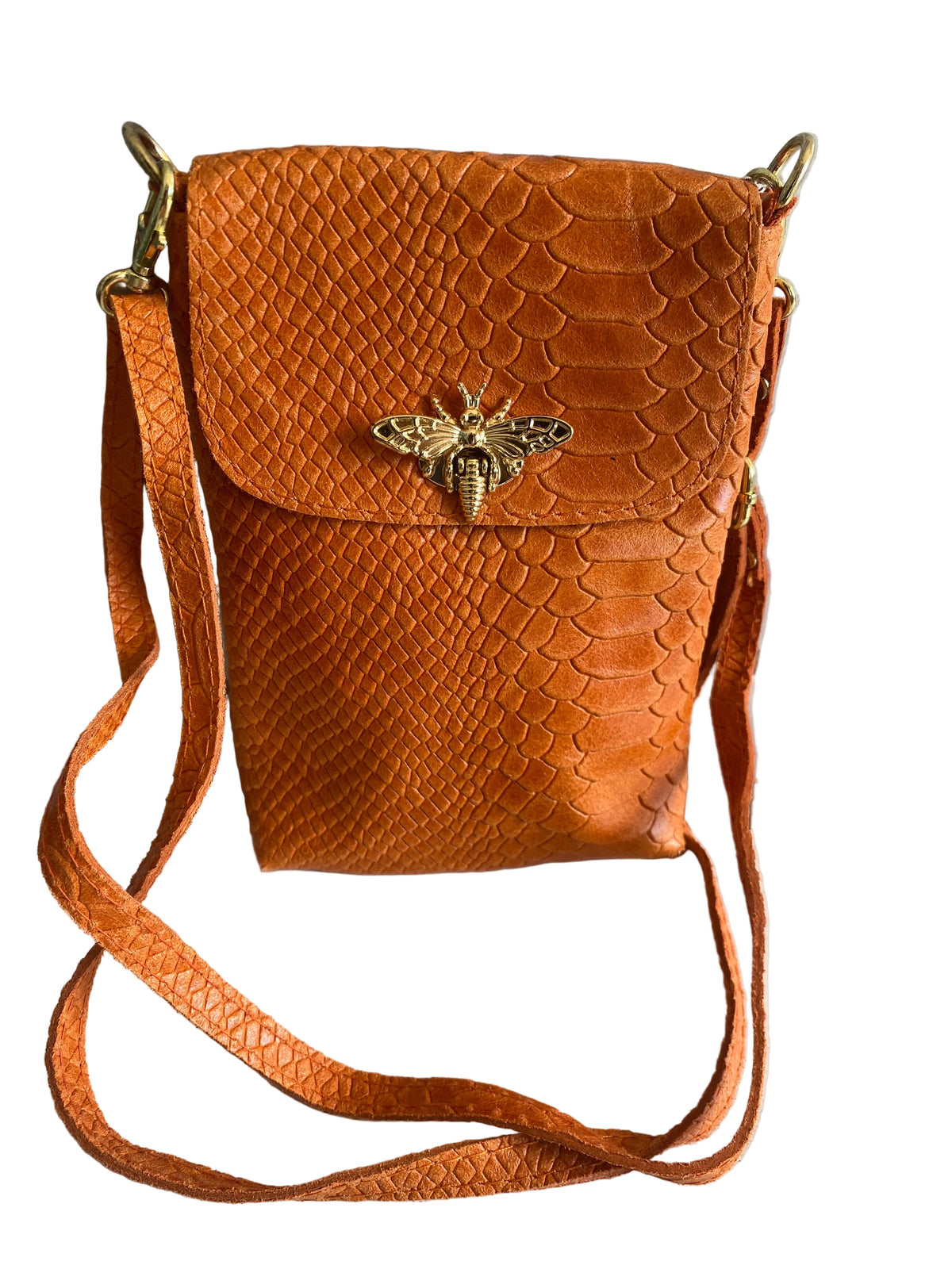Porta cellulare in pelle