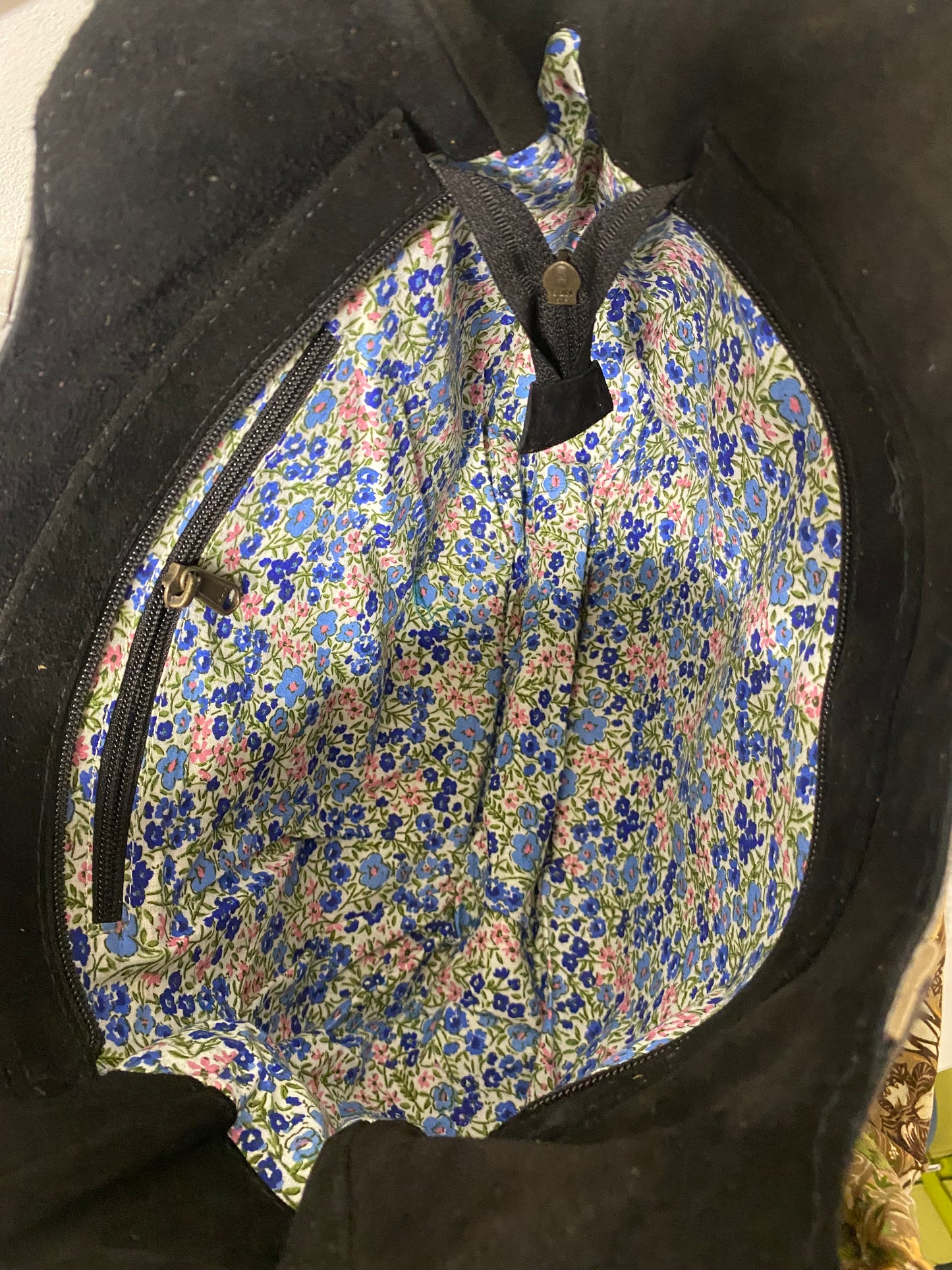 Borsa in pelle e cavallino