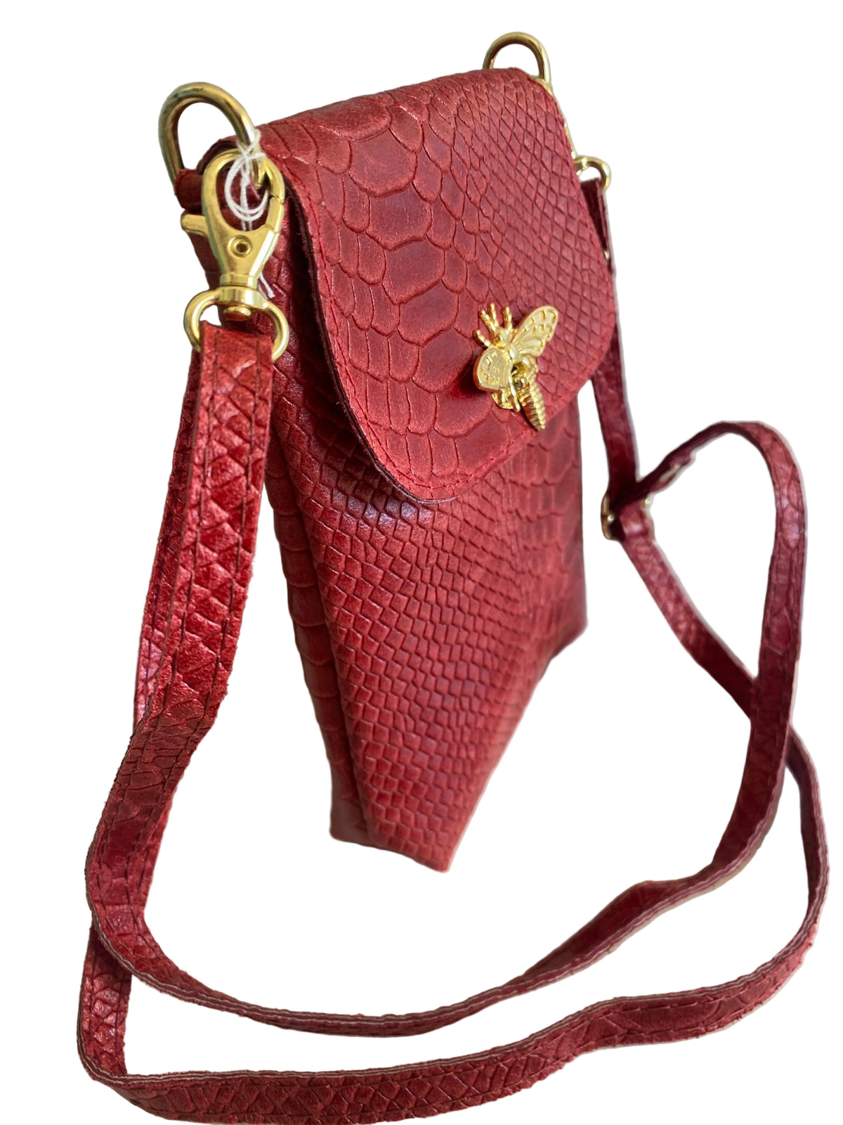 Porta cellulare in pelle