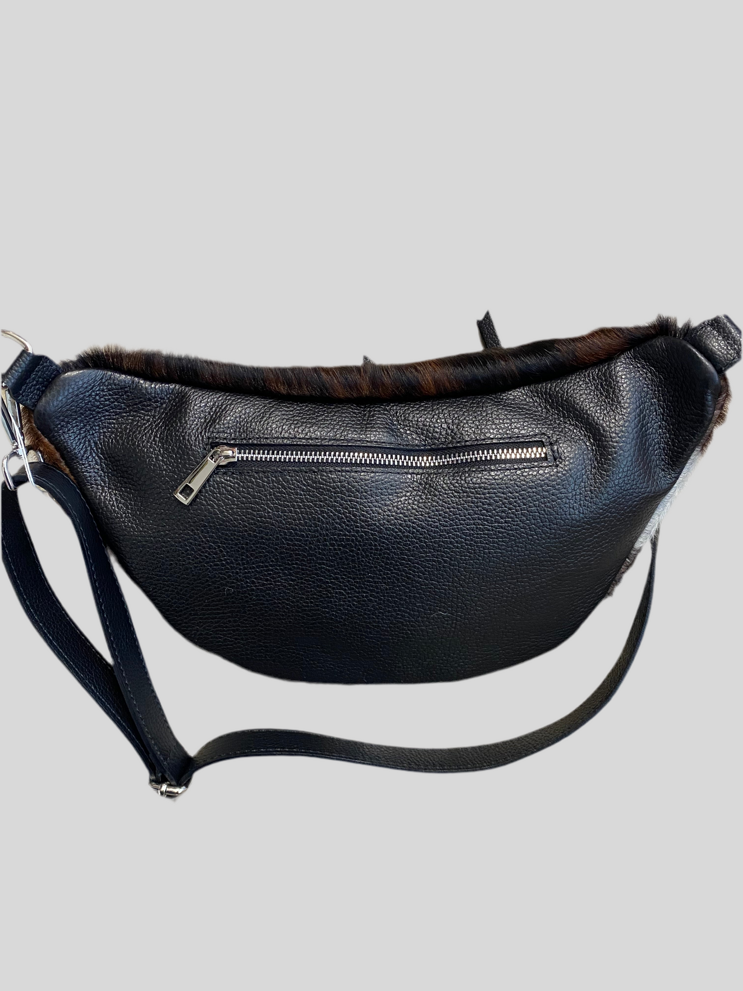 Marsupio in pelle & cavallino