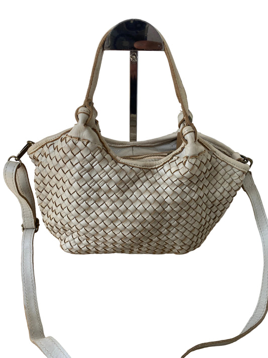 Borsa in  pelle lavata