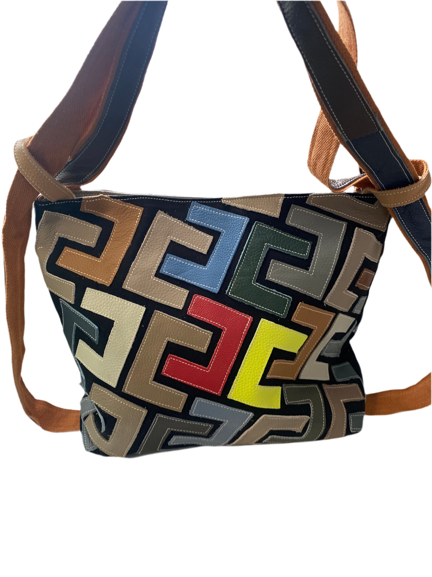 Borsa zaino in pelle