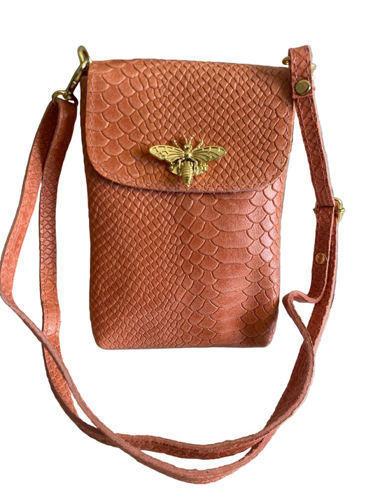 Porta cellulare in pelle