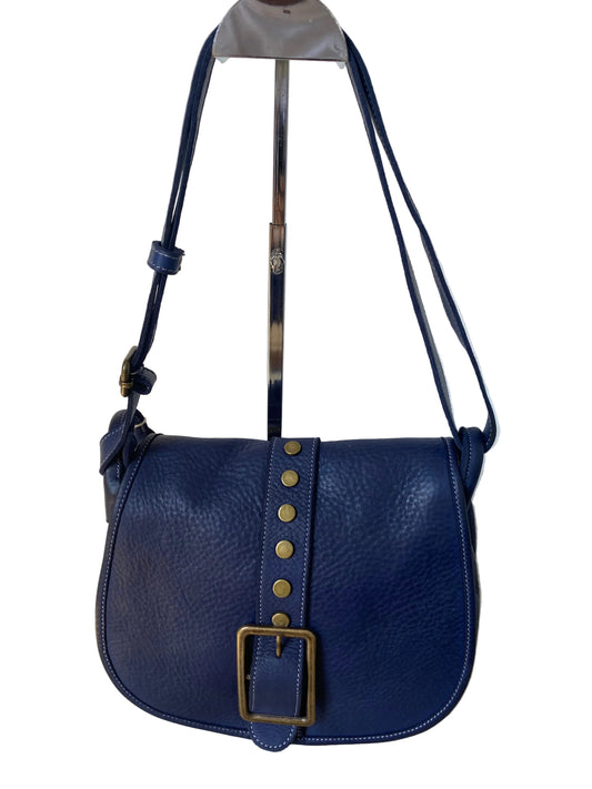 Borsa in pelle lavata