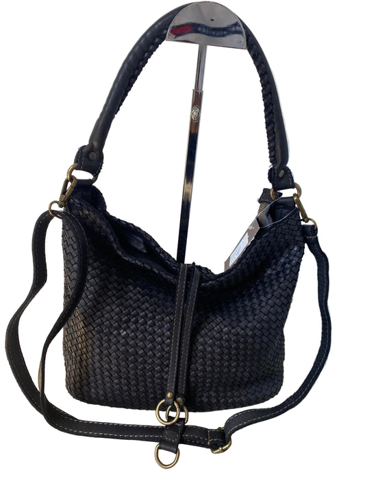 Borsa in  pelle lavata