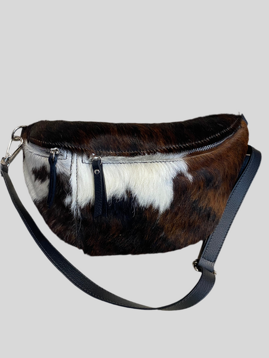 Marsupio in pelle & cavallino