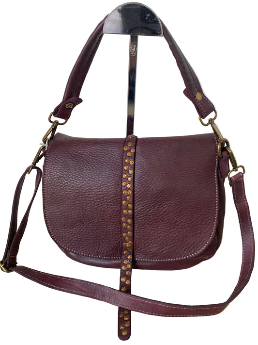 Borsa in pelle lavata