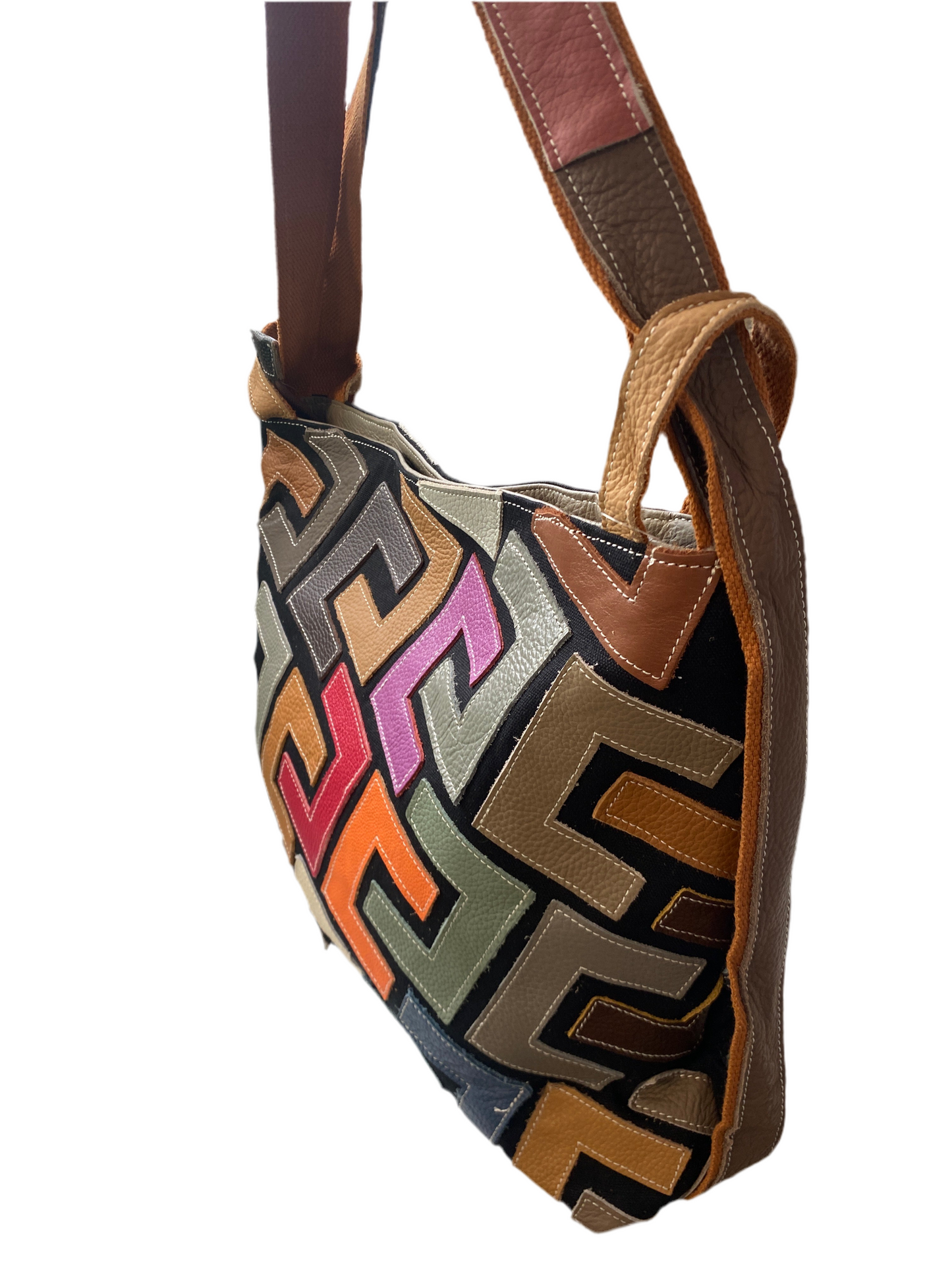 Borsa zaino in pelle