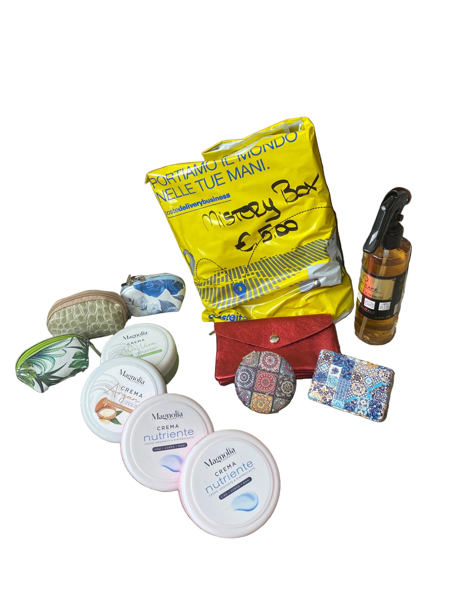Portafoglio crème mistery box